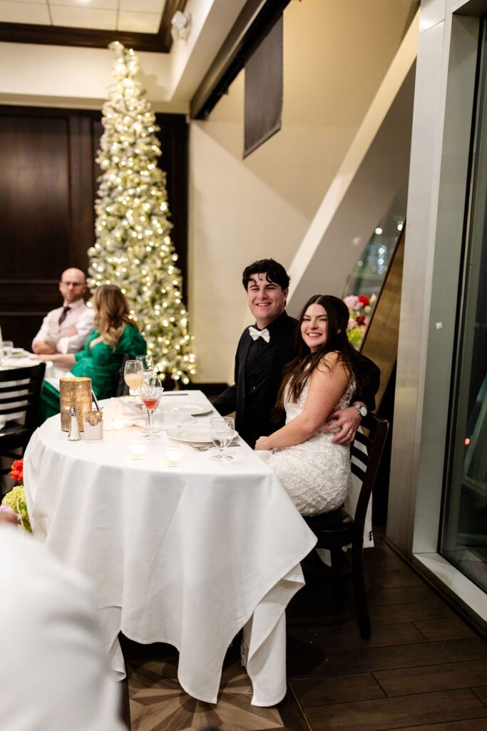 Indoor Las Vegas wedding reception at Maggiano's Little Italy