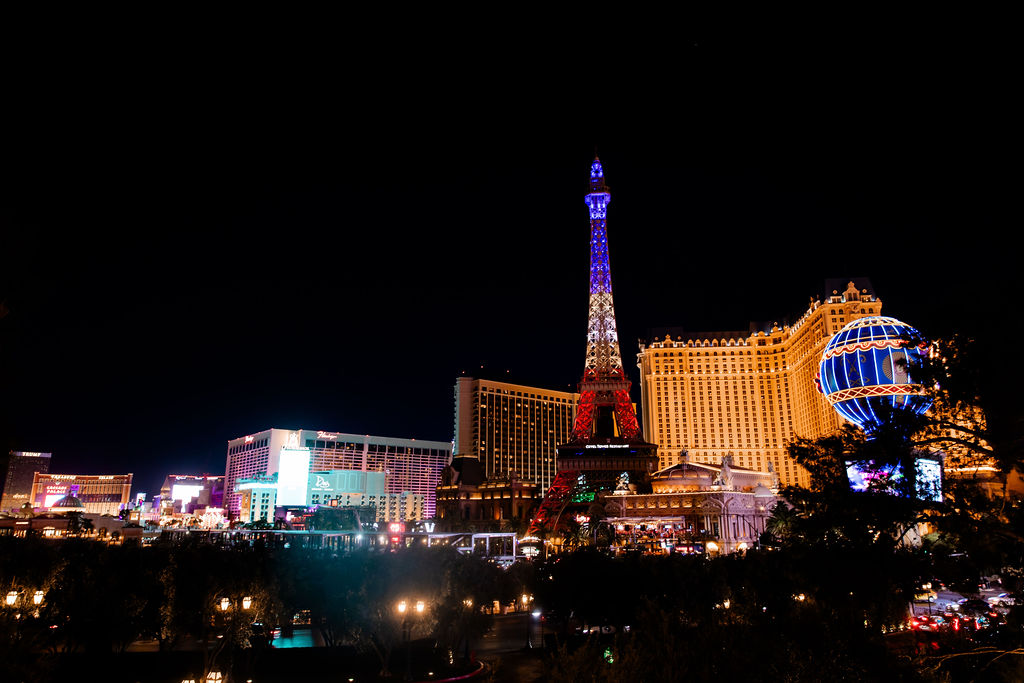 Downtown Las Vegas at night