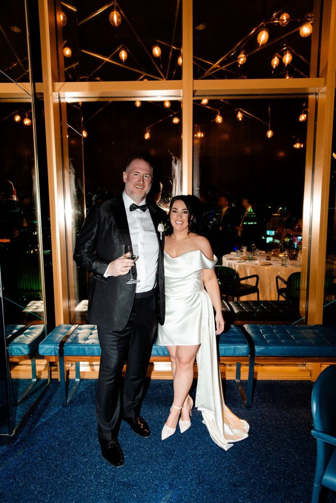Bride and grooms Las Vegas wedding weekend portraits at Rivera