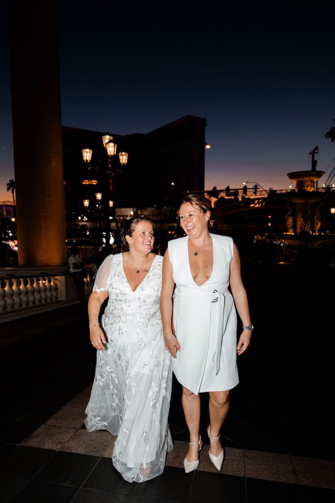 Flash Las Vegas wedding photos at The Venetian