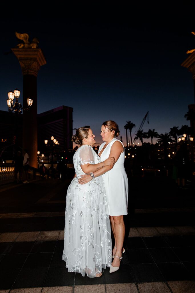 Flash Las Vegas wedding photos at The Venetian