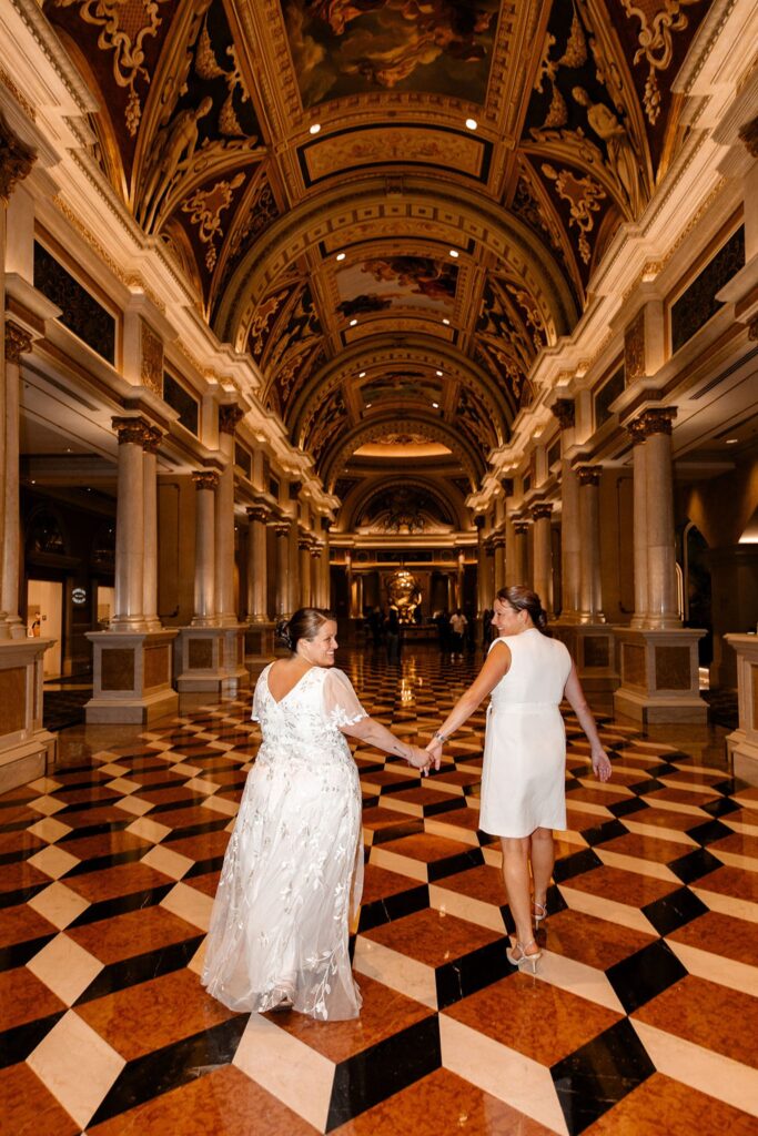 Couples Venetian wedding photos in Las Vegas