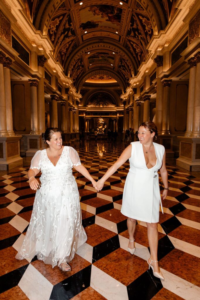 Couples Venetian wedding photos in Las Vegas