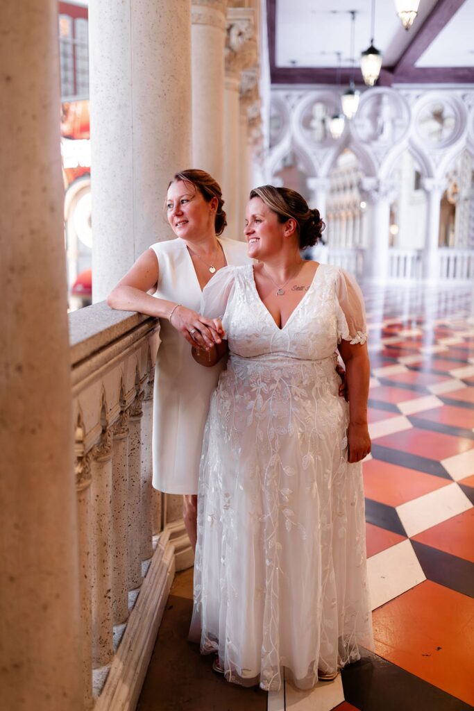 LGBTQ Las Vegas wedding photos at The Venetian