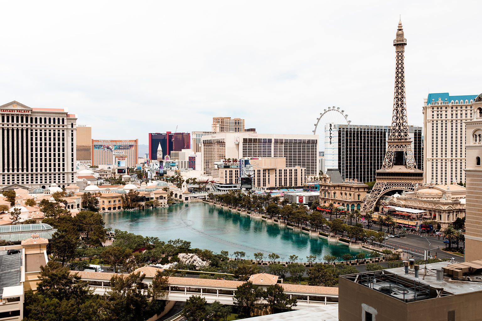 Views from a Cosmopolitan Wraparound Terrace Suite - Las Vegas Wedding Venues with a View