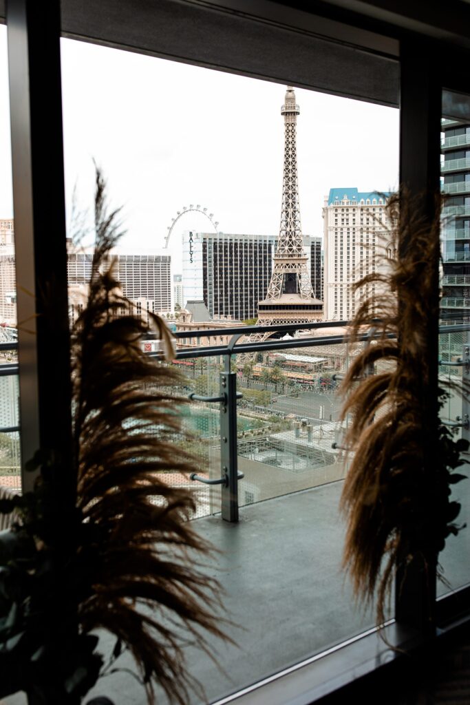 Views from a Cosmopolitan Wraparound Terrace Suite - Las Vegas Wedding Venues with a View