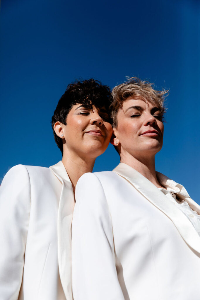 Editorial LGBTQ+ wedding photos in Las Vegas