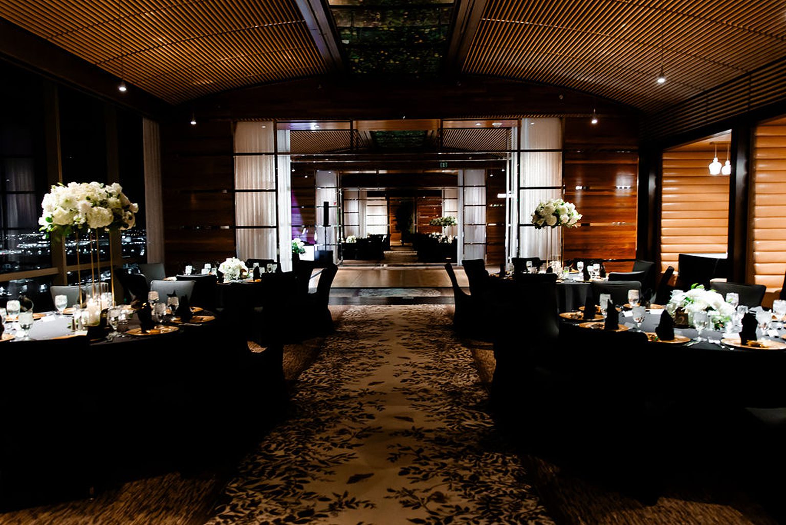 Las Vegas wedding reception at Lux at The M Resort - Las Vegas Wedding Venues with a View