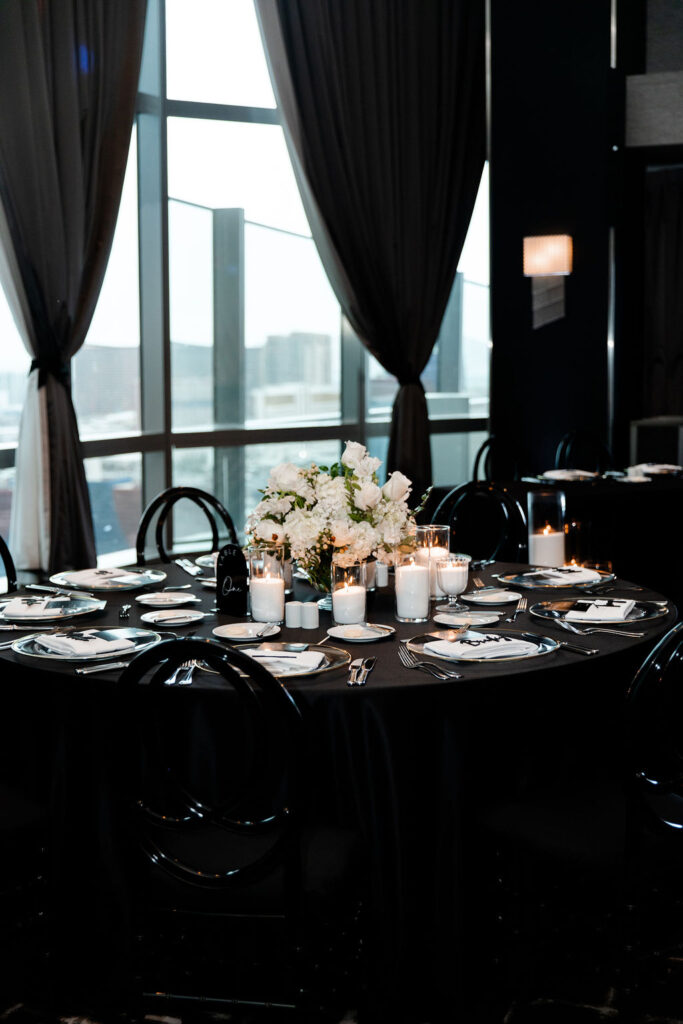 Las Vegas wedding reception in The Moon Room at The Palms