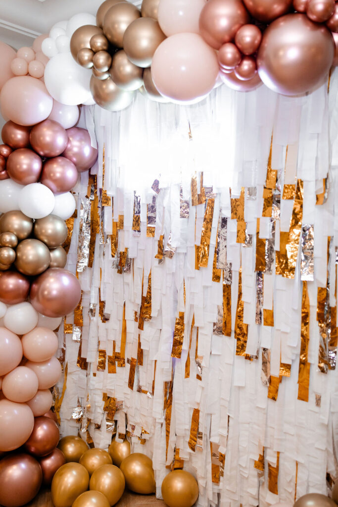 Bridgerton Bachelorette party backdrop