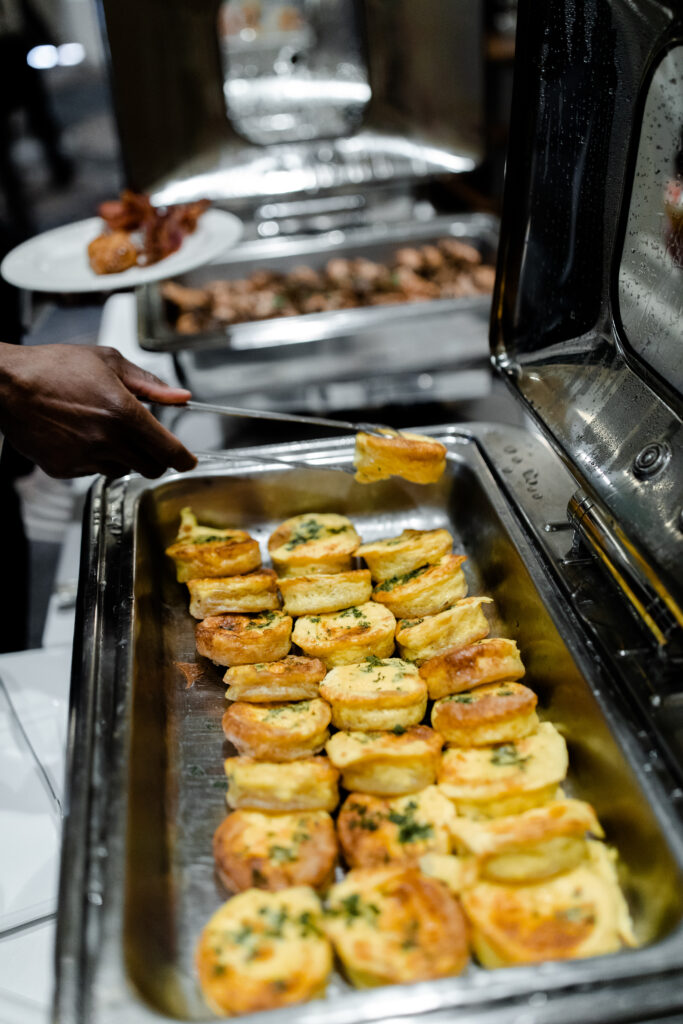 Winter wedding brunch